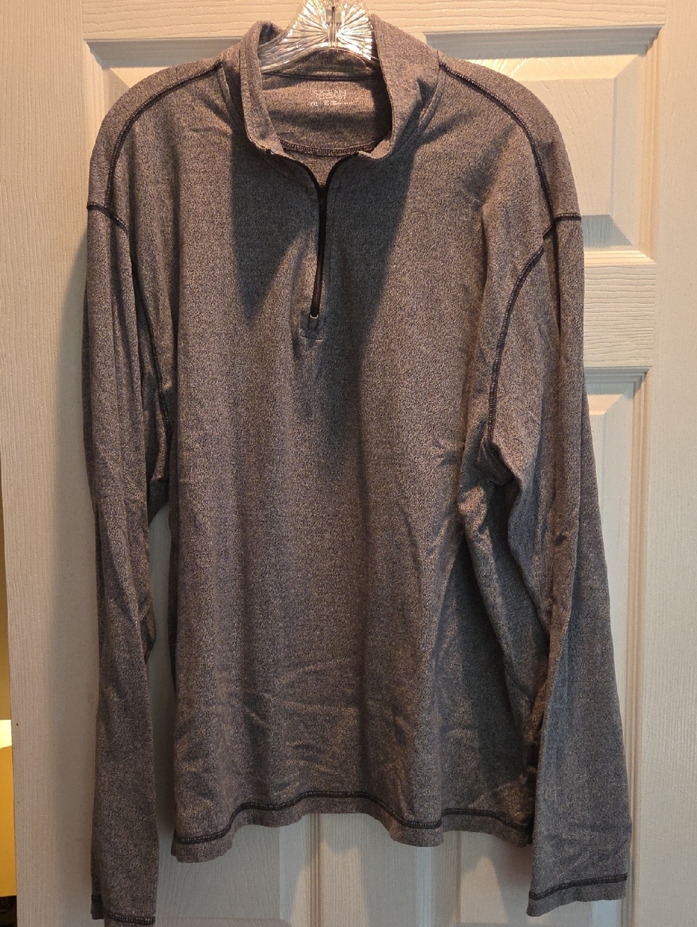 Men's Gray Quarter-Zip Pullover